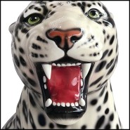 Sculpture 162 - Leopard Black&White Left - Graphique - Pacific Compagnie.