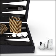 Backgammon 186 - Sober Night - Cuir - Pacific Compagnie.