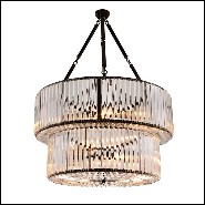 Chandelier 24 - Infinity Double - Gunmetal finish - Pacific Compagnie.