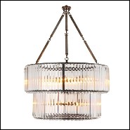 Chandelier 24 - Infinity Double - Gunmetal finish - Pacific Compagnie.