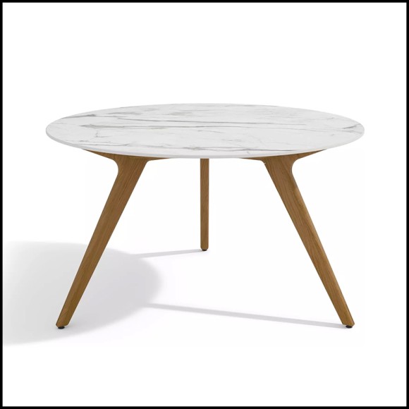 Table à manger 48 - Torsa Ø125 - Ronde - Pacific Compagnie.