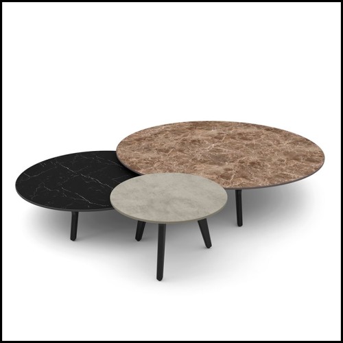 Table basse 48 - Torsia Ø148 - Ronde - Pacific Compagnie.