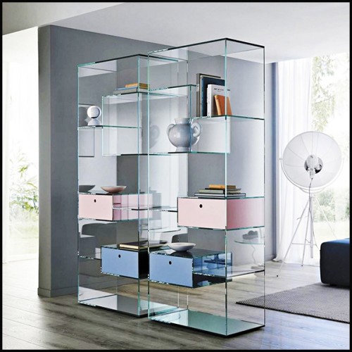 Bookcase 194 - Marlena Large - Rangement - Pacific Compagnie.