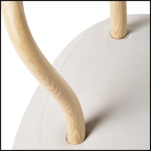 Chair 107 - Shanti Cuir Medium - Design classique - Pacific Compagnie.