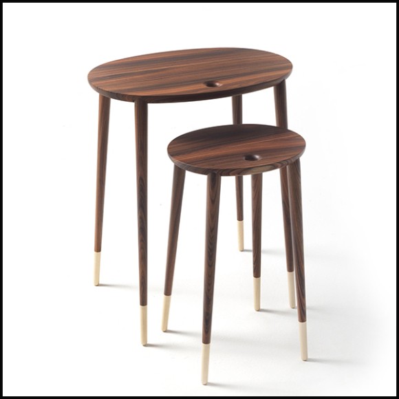 Set of 2 Side Table Porada - Thema