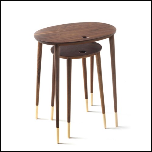 Set of 2 Side Table Porada - Thema