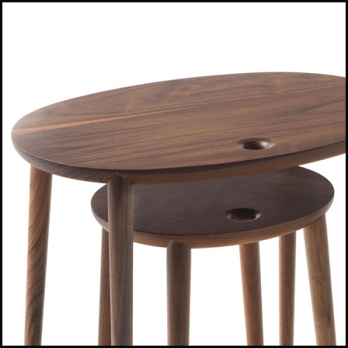 Set of 2 Side Tables 163 - Thema - Chevet moderne - Pacific Compagnie.