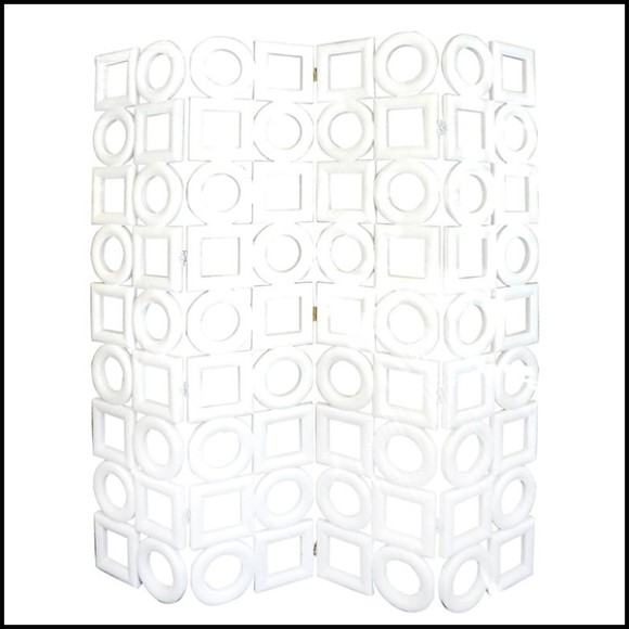 Paravent PC - Rounds&Squares - Motifs géométriques - Pacific Compagnie.