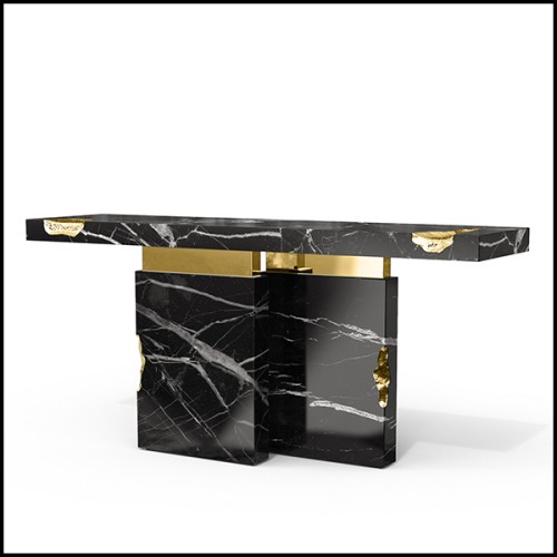 Console Table Luxury Art (Boca Do Lobo) - Majestic Black