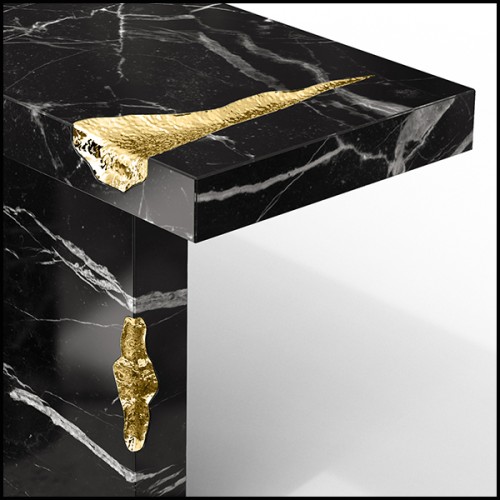Console 145 - Majestic Black - Meuble d'entrée - Pacific Compagnie.
