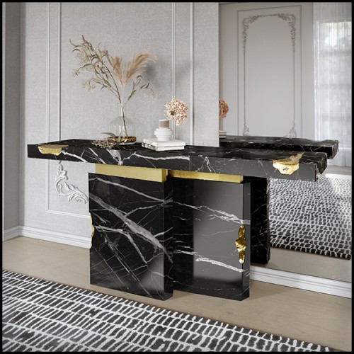 Console Table Luxury Art (Boca Do Lobo) - Majestic Black