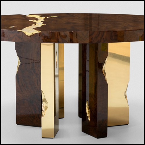 Dining Table 145 - Majestic Mahogany - Table élégante - Pacific Compagnie.