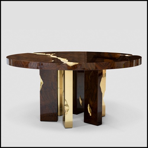 Dining Table 145 - Majestic Mahogany - Acajou massif - Pacific Compagnie.