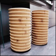 Stool 154 - Whorl Cedar High - Haut tabouret - Pacific Compagnie.