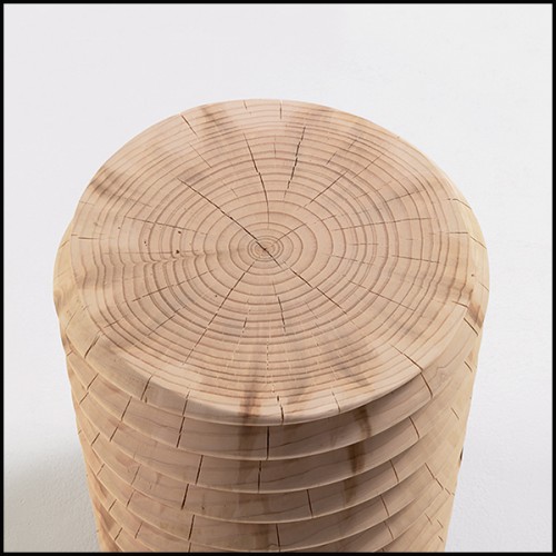 Stool 154 - Whorl Cedar Medium - Intérieur nature - Pacific Compagnie.