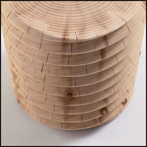 Stool 154 - Whorl Cedar Medium - Stool 154 Detail - Pacific Compagnie.