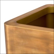 Planter 24 - Jasper Square square L | Planter Eichholtz- Jasper Square L - Square planter for outdoors - Pacific Compagnie.