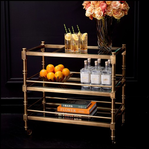 Desserte 24 - Alexia | Trolley Alexia - Eichholtz brand vintage-inspired kitchen trolley - Pacific Compagnie.