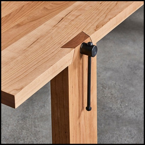 Dining Table 154 - Carpenter Oak - Table chêne moderne - Pacific Compagnie.