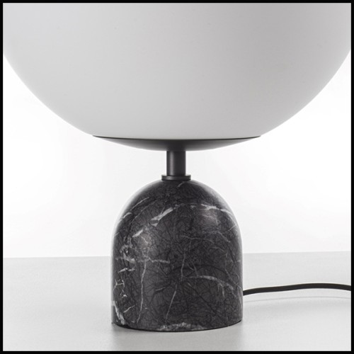 Table Lamp 163 - Lio Black Medium - Lampe noire déco - Pacific Compagnie.