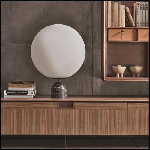 Table Lamp 163 - Lio Black Medium - Lampe noire moderne - Pacific Compagnie.