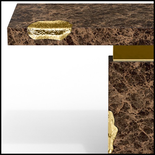 Console Table 145 - Majestic Brown - Finition soignée - Pacific Compagnie.