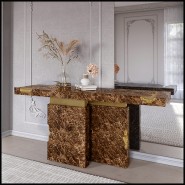 Console Table 145 - Majestic Brown - Bois précieux - Pacific Compagnie.