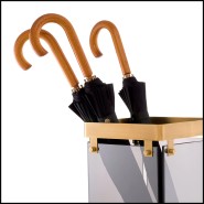 Porte - Parapluie 24- Heston - Decorative gold umbrella rack, timeless brass look - Pacific Compagnie.