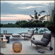 Chaise 45 - Zenith Teak Arms - Pacific Compagnie.