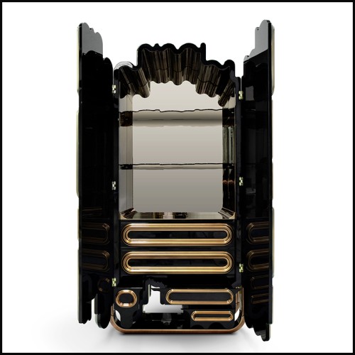 Cabinet Luxury Art (Boca Do Lobo) - Blocks Gold