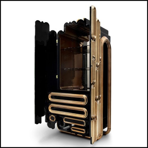 Cabinet Luxury Art (Boca Do Lobo) - Blocks Gold