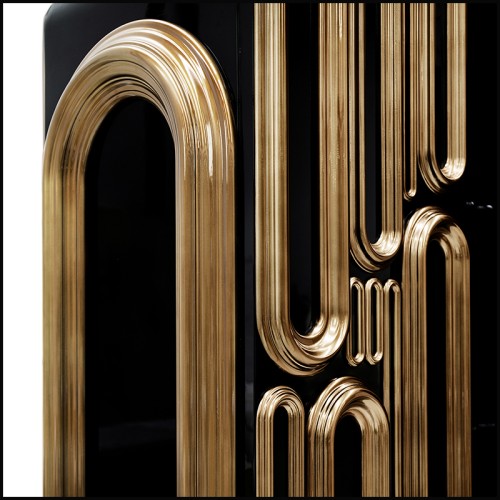 Armoire 145 - Blocks Gold - Ornementation dorée - Pacific Compagnie.