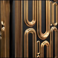 Armoire 145 - Blocks Gold - Style art déco - Pacific Compagnie.