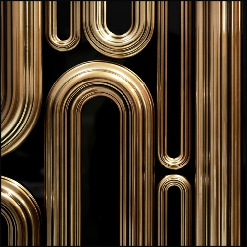 Cabinet Luxury Art (Boca Do Lobo) - Blocks Gold