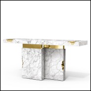 Table Console 145 - Majestic White - Console design - Pacific Compagnie.