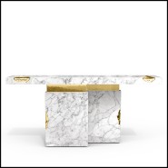 Table Console 145 - Majestic White - Blanc immaculé - Pacific Compagnie.