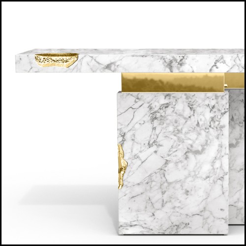 Console Table Luxury Art (Boca Do Lobo) - Majestic White