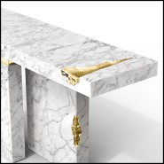 Table Console 145 - Majestic White - Entrée lumineuse - Pacific Compagnie.