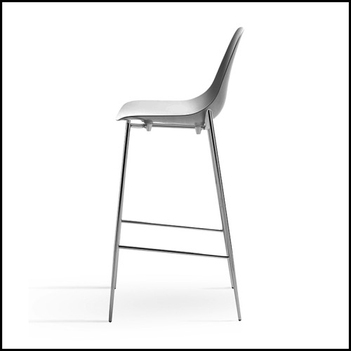Tabouret de Bar 107 - Chrome - Cuisine design - Pacific Compagnie.