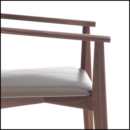 Chair Porada - Olga Armrests and Leather