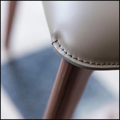 Chair Porada - Olga Armrests and Leather