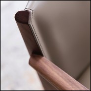 Chaise 163 - Olga Accoudoirs et Cuir - Cuir premium - Pacific Compagnie.