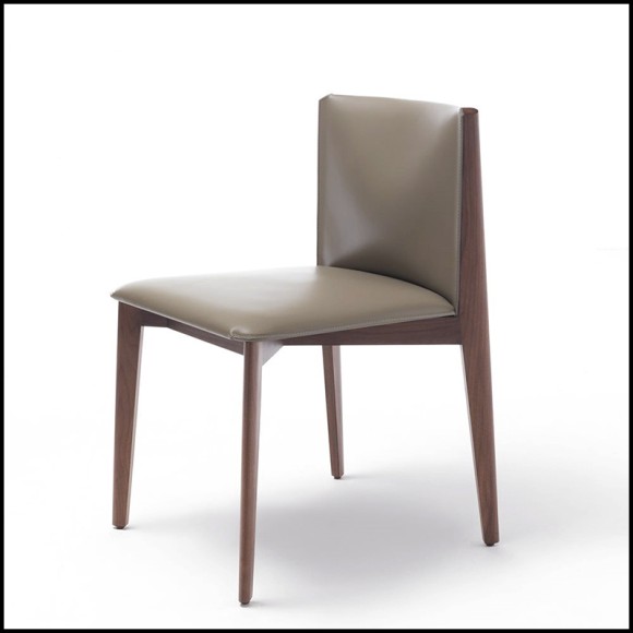 Chaise 163 - Olga Cuir - Style intemporel - Pacific Compagnie.