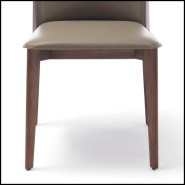 Chaise 163 - Olga Cuir - Cuir véritable - Pacific Compagnie.