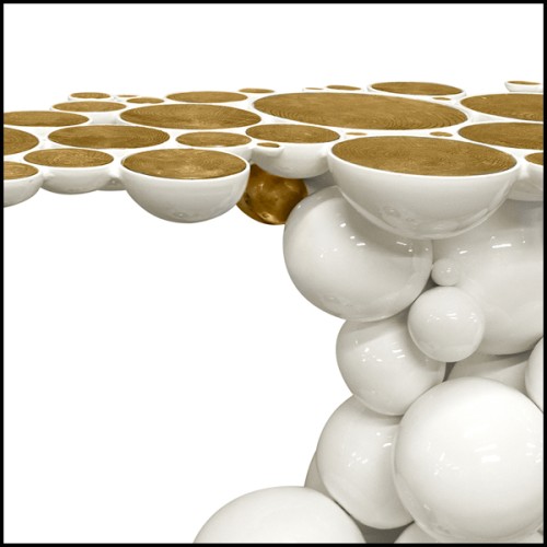 Console 145 - Spheres | Console Luxury Art (Boca Do Lobo)- Spheres - Luxury furniture console with suspended spheres - Pacific C