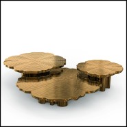 Table Basse 145 - Tresor Patinated Set de 3 - Table Basse 145- Tresor Patinated Set de 3, Tables basses design - Pacific Compagn