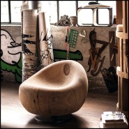 Fauteuil 154 - Bahamas Cedar Swivel - Swivel Feature Armchair - Pacific Compagnie.