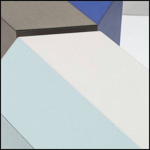 Tabouret 189 - Edwin Bluesky White - Assise - Pacific Compagnie.