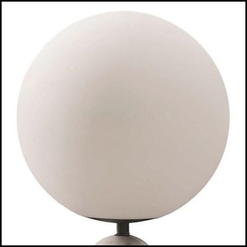 Lampe de Table 163 - Lio White Medium - Contemporaine - Pacific Compagnie.