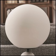 Lampe de Table 163 - Lio White Medium | Table Lamp Porada - Lio White Medium - Lio Lamp White Finish - Pacific Compagnie.